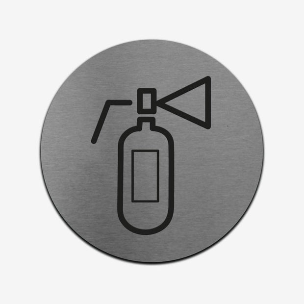 Information signs Fire Extinguisher Sign — Stainless Steel Signage