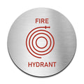 Information signs Fire Hydrant Safety Sign — Stainless Steel Plate - Photo #2