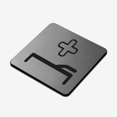  First Aid Post - Stainless Steel Sign Information signs square Bsign