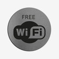 Information signs Free Wi-Fi Sign — Stainless Steel Signage - Photo #3