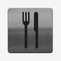 Information signs Dining Room Sign: Stainless Steel & Acrylic Sign - Photo #1