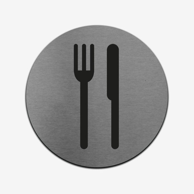 Information signs Dining Room Sign: Stainless Steel & Acrylic Sign