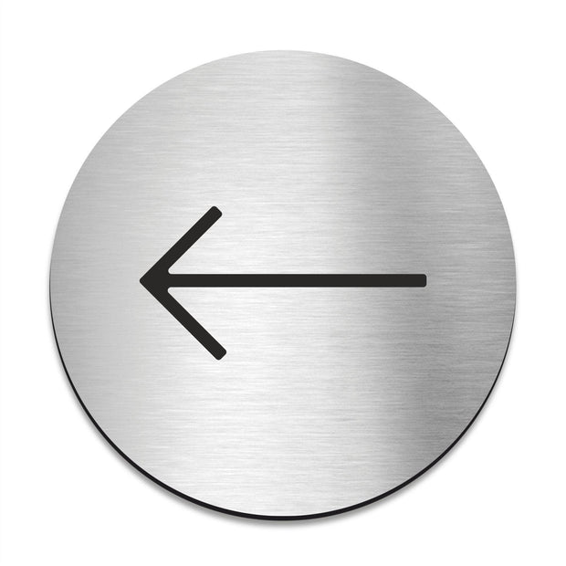 Information signs Directional Arrow Sign — Stainless Steel Signage