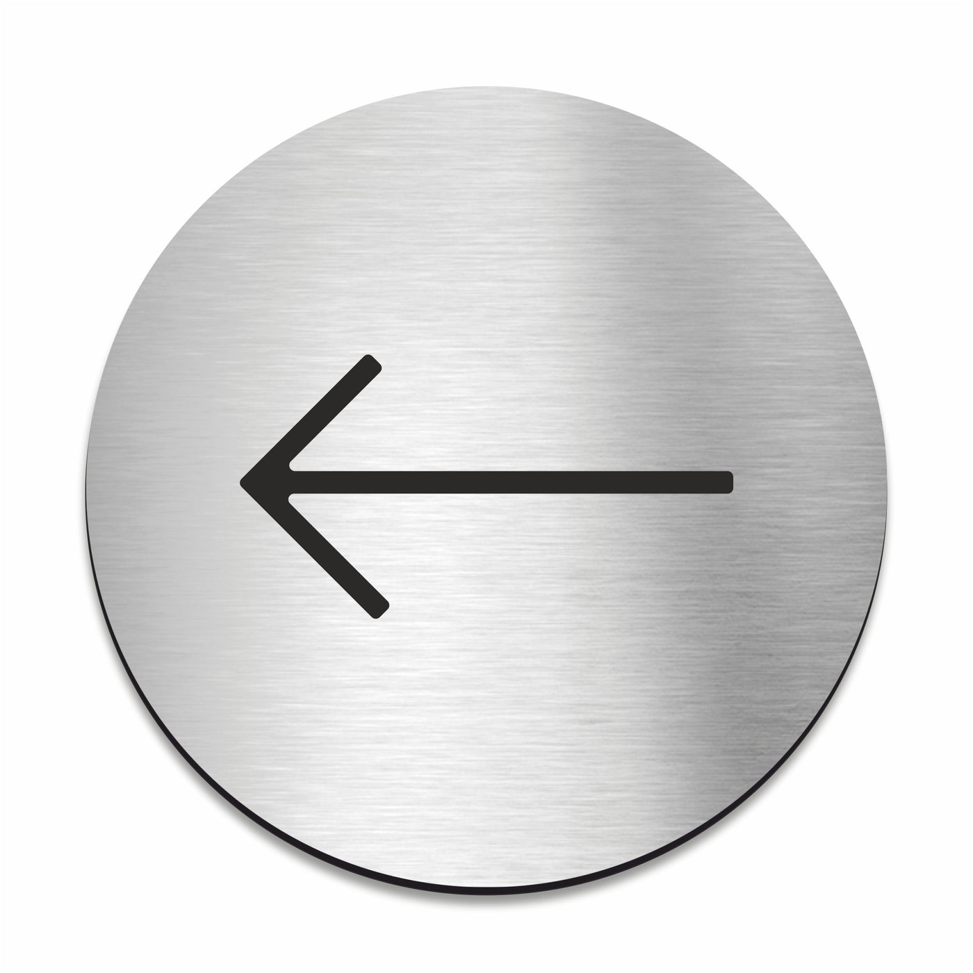 Directional Arrow Sign — Stainless Steel Signage