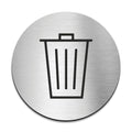 Information signs Trash Bin Sign — Stainless Steel Signage - Photo #2
