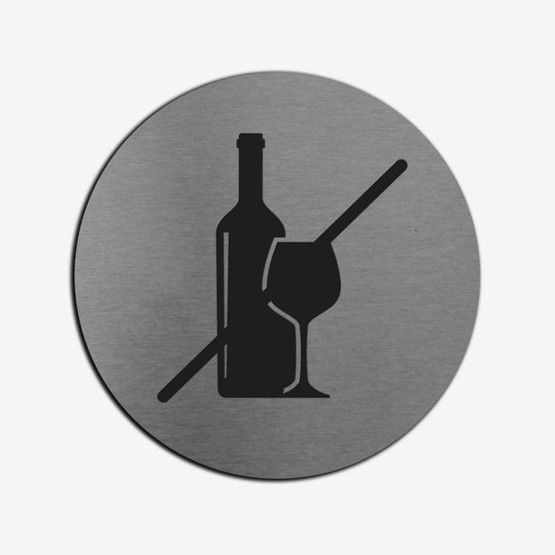 Information signs No Alcohol Sign — Steel Signage