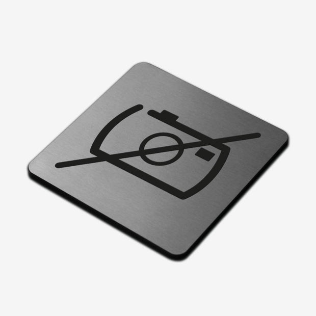 Information signs No Camera Sign — Stainless Steel Signage