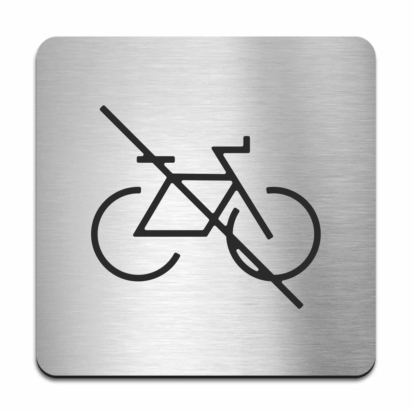 No Bicycles Allowed Sign | No Bike Sign - Stainless steel