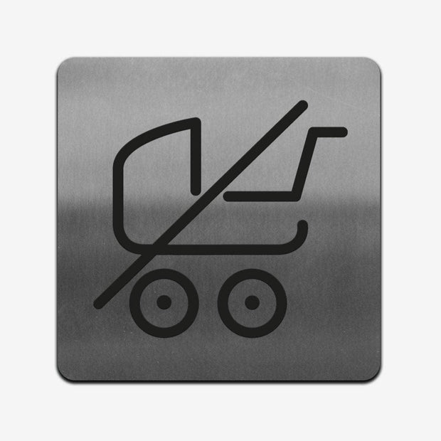Information signs No Carriage Sign — Steel Plate