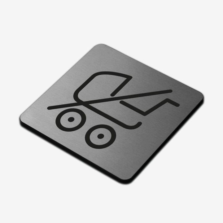 Information signs No Carriage Sign — Steel Plate