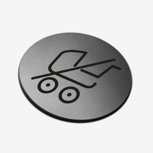 Information signs No Carriage Sign — Steel Plate