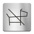 Information signs No Pets Allowed Sign — Stainless Steel Signage - Photo #1