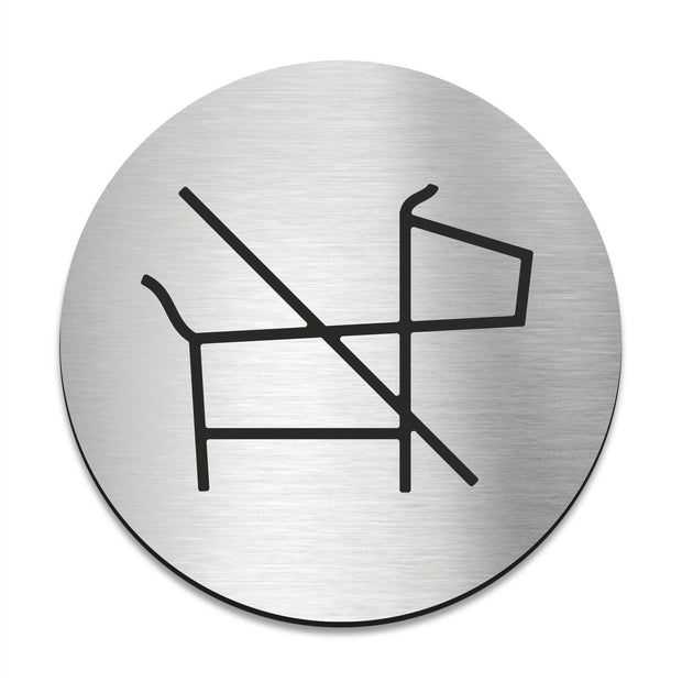 Information signs No Pets Allowed Sign — Stainless Steel Signage