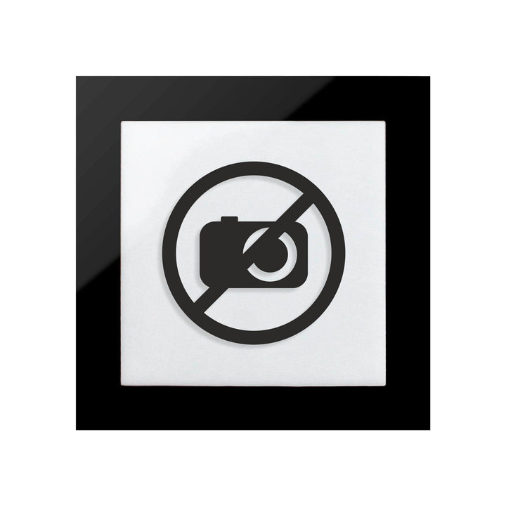 Information signs No Photo &amp; Video Acrylic Sign - "Simple" Design