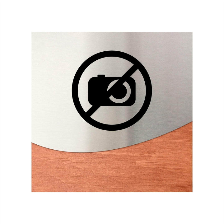 Information signs No Photography Sign — "Jure" Design