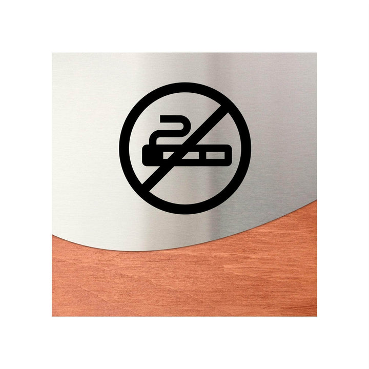 Information signs No Smoking & Smoking Prohibited Sign — "Jure" Design