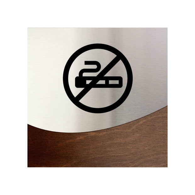 Information signs No Smoking & Smoking Prohibited Sign — "Jure" Design
