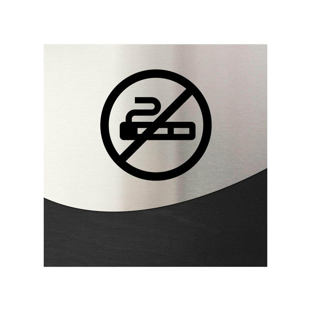 Information signs No Smoking & Smoking Prohibited Sign — "Jure" Design