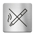 Information signs No Smoking Sign — Stainless Steel Signage - Photo #1