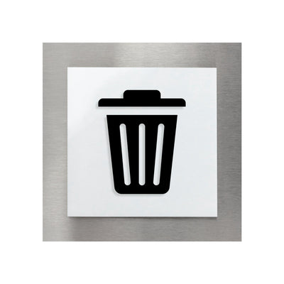 Recycling Sign | Trash Bin sign "Modern" Design