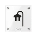 Information signs Shower Room Sign — ADA Compliant — "Classic" Design - Photo #1