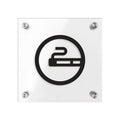 Information signs Smoke Area Sign — "Classic" Design - Photo #1