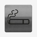 Information signs Smoke Zone Sign — Stainless Steel Signage - Photo #1
