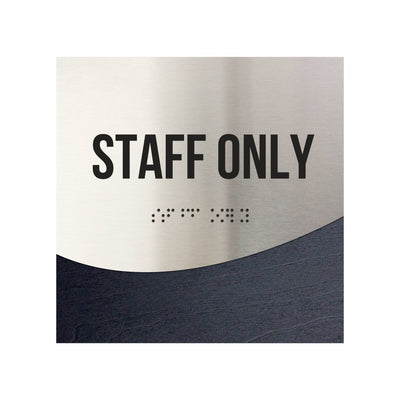 Staff Only Signage "Jure" Design