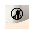 Information signs Steel Don't Litter Sign — "Jure" Design - Photo #4