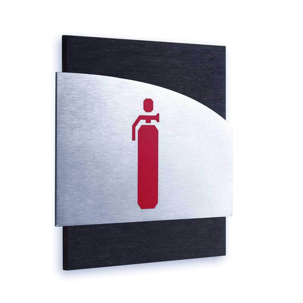Information signs Fire Extinguisher Sign: Interior Sign — "Wave" Design