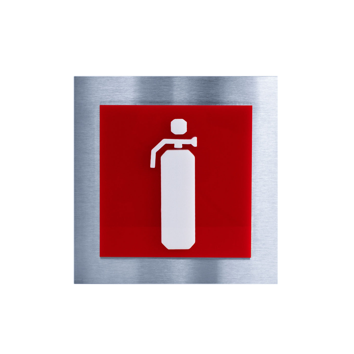 Extinguisher Steel Safety Signage Information signs gray/red/white Bsign