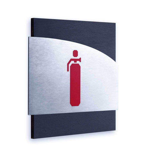 Information signs Fire Extinguisher Sign: Interior Sign — "Wave" Design