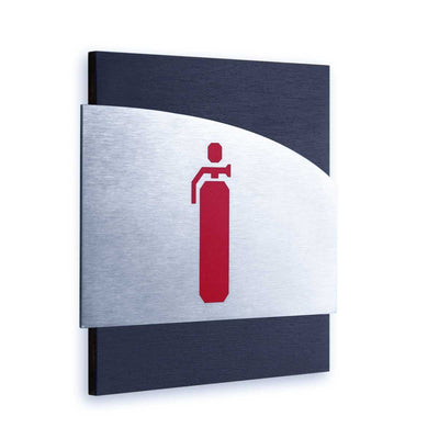 Interior Extinguisher Fire Signs Information signs Anthracite Gray Bsign