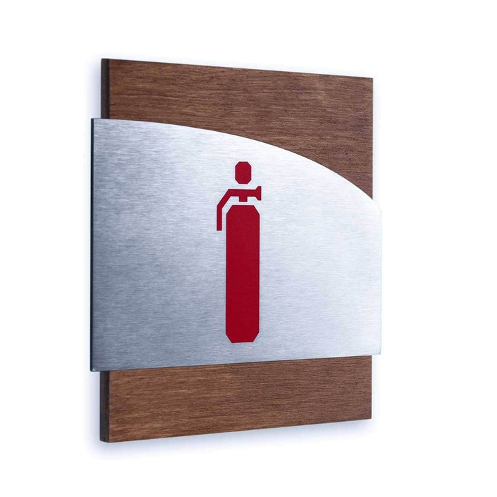 Information signs Fire Extinguisher Sign: Interior Sign — "Wave" Design