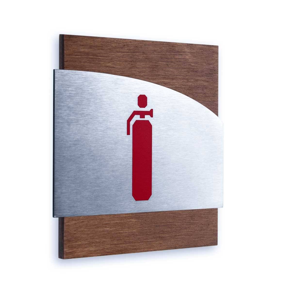 Interior Extinguisher Fire Signs Information signs Indian Rosewood Bsign