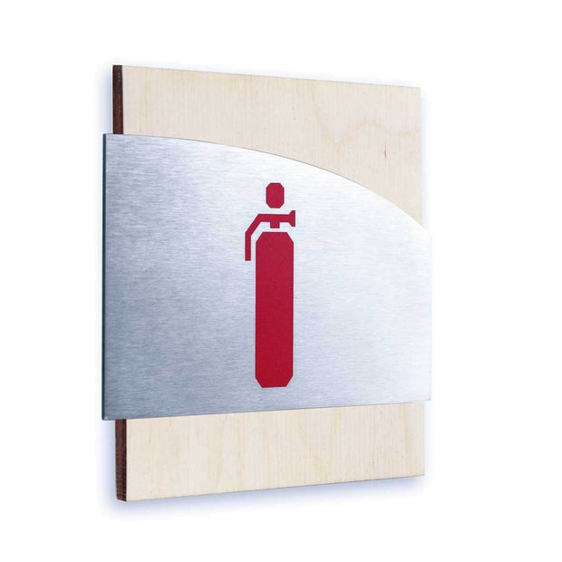 Information signs Fire Extinguisher Sign: Interior Sign — "Wave" Design
