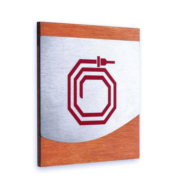 Information signs Hydrant Steel Wall Sign "Venture" Design