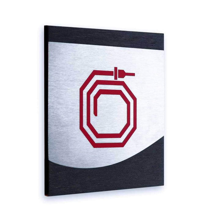 Information signs Hydrant Steel Wall Sign "Venture" Design