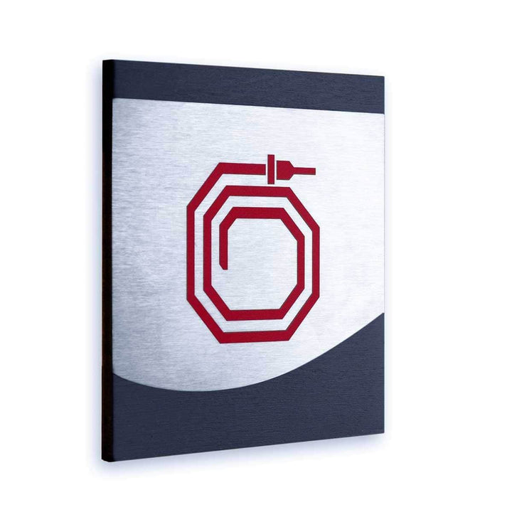 Information signs Hydrant Steel Wall Sign "Venture" Design
