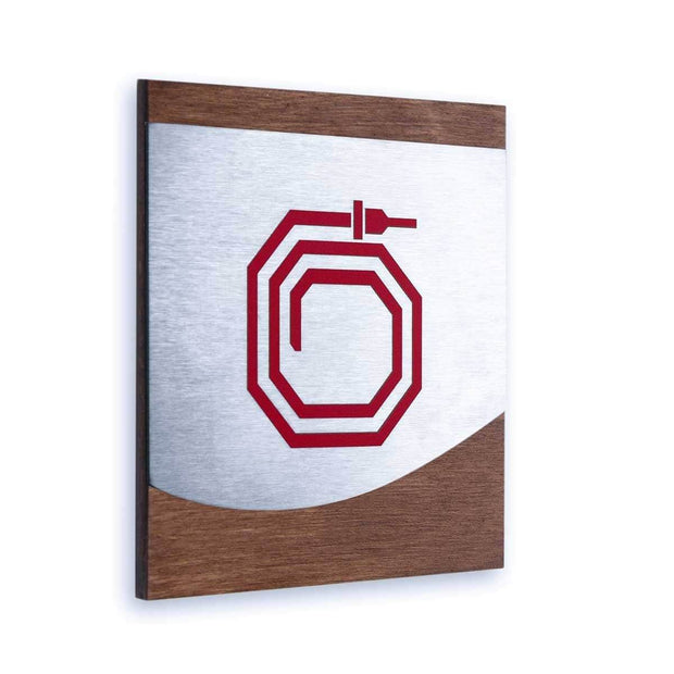 Information signs Hydrant Steel Wall Sign "Venture" Design