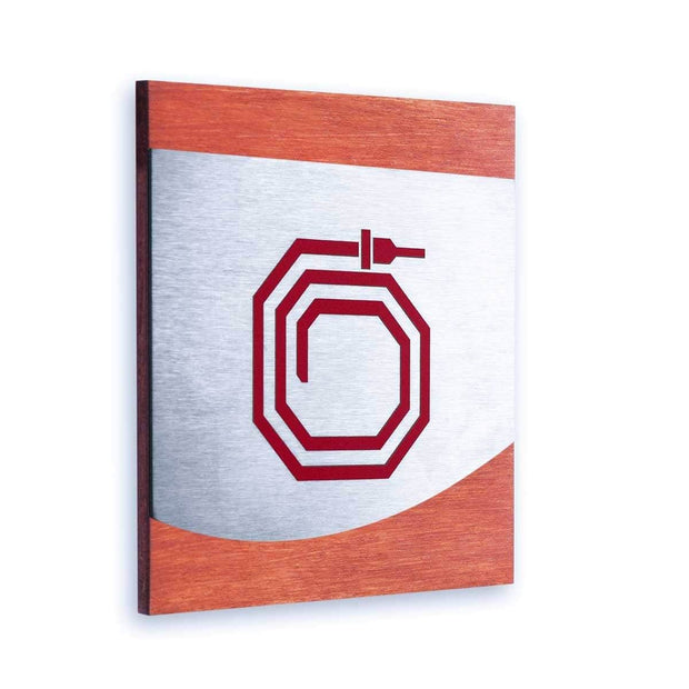 Information signs Hydrant Steel Wall Sign "Venture" Design