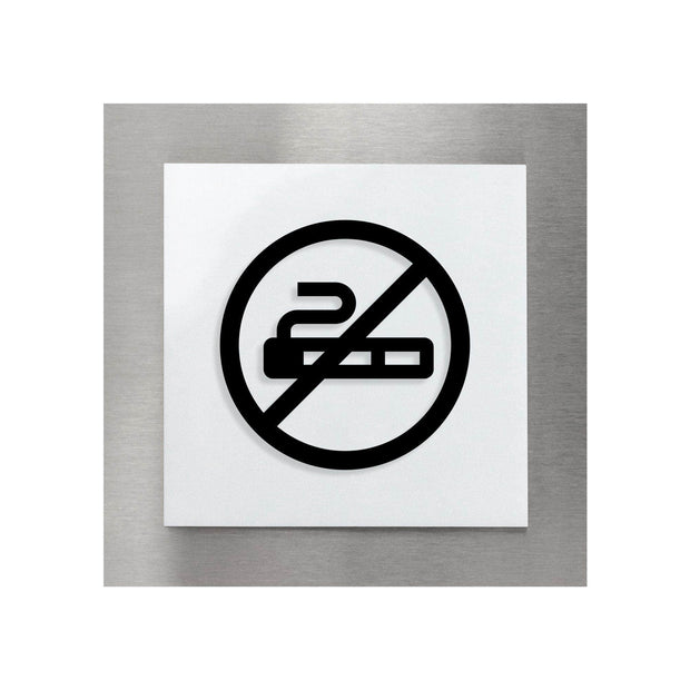 Information signs Steel No Smoking Sign - "Modern" Design