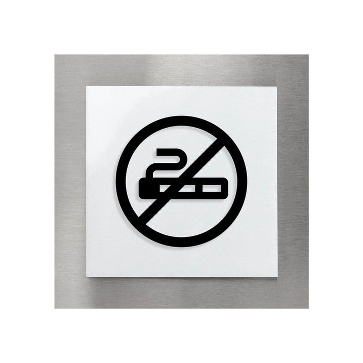 Information signs Steel No Smoking Sign - "Modern" Design