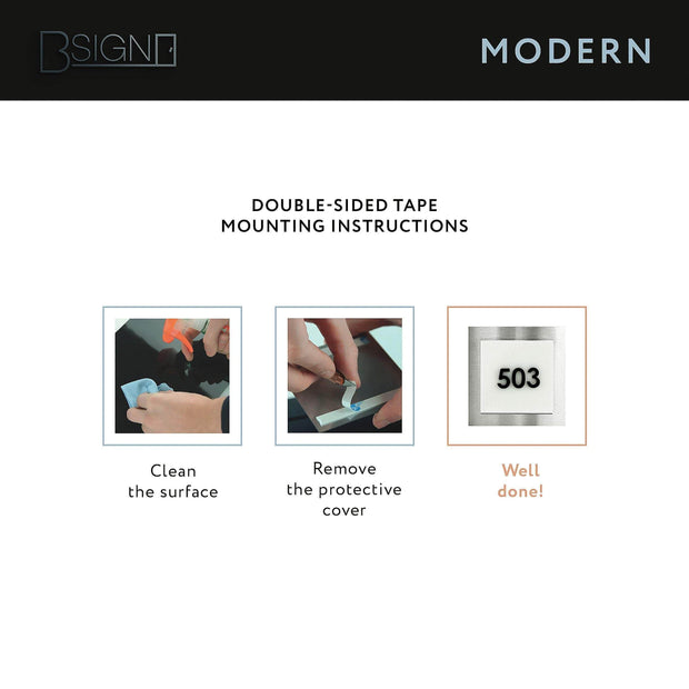 Information signs Steel No Guns Sign - "Modern" Design