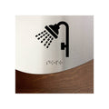 Information signs Steel Shower Signage - "Jure" Design - Photo #3
