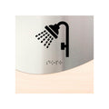 Information signs Steel Shower Signage - "Jure" Design - Photo #4