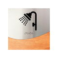Information signs Steel Shower Signage - "Jure" Design - Photo #5