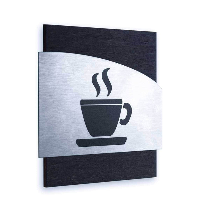 Information signs Steel Kitchen Wall Signs "Wave" Design