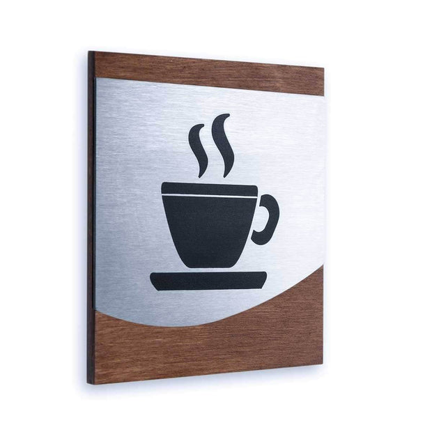 Information signs Kitchen Steel Door Sign for Office "Venture" Design