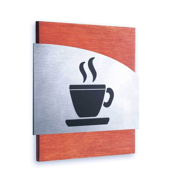 Information signs Steel Kitchen Wall Signs "Wave" Design